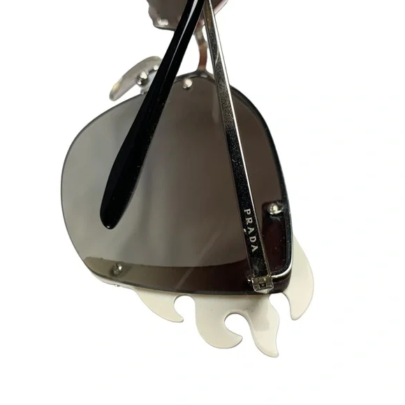 PRADA Sunlgasses Silver Black White Gradient Mirror PR 59VS 4275O0 64 140 PRADA Sunlgasses Silver Black White Gradient Mirror PR 59VS  main image 3